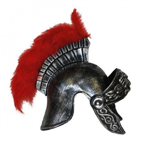 Römerhelm mit rotem kamm - mit, kw