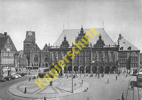 Bremen markt - bremen, ak