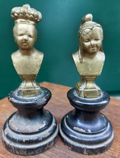 Bronze Vergoldet Jean Qui Rit Jean Qui Pleure Napoleon III