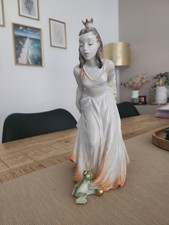 Rosenthal Selb  – Lore Worms – „Froschkönig“ Porzellanfigur – 1950er – Gold S