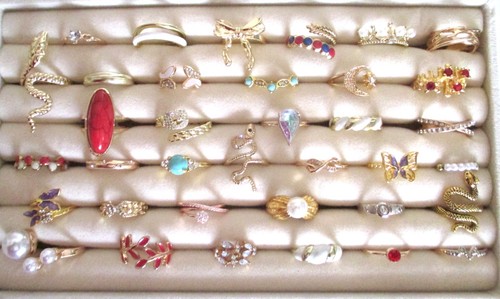 Konvolut modeschmuck ringe - 36,