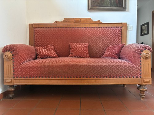 Antikes gründerzeit sofa - sofa, –
