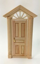 Miniatur tür aus holz - miniatur,