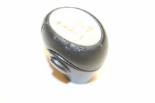 SMART ForTwo 451 SCHALTKNAUF LEDER SCHWARZ GRAU SOFTTOUCH 000420