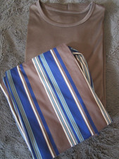 Herren Schlafanzug  Langarm Mens Touch Gr. 48 /  S