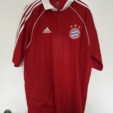 FC Bayern München 2004-2006 Kurzarm Spieler Trikot Gr. XL mit Climacool