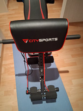 Hantelbank, Klappbar Heimtraining Fitness, Fitnessbank, Trainingsbank 32x32x75cm