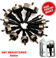 HSS Lochsäge Bohrer Bitschneider Lochsäge Zahn Stahl Metall Holzschneider 12mm-100mm