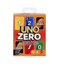 UNO Zero Kartenspiel für Kinder, Erwachsene und Familienabende, Partys und Re...