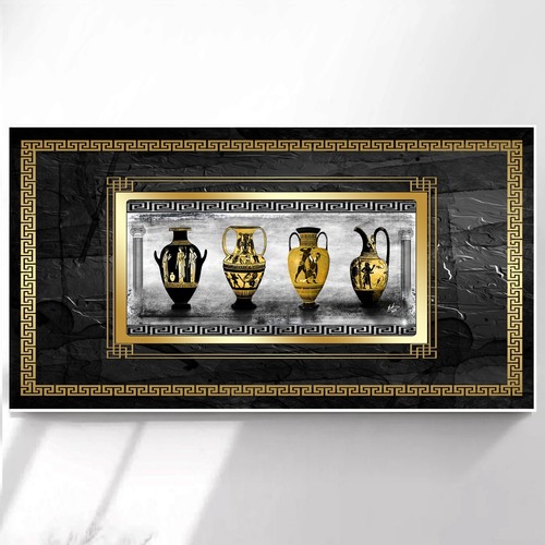 Leinwand bild amphoren antik - leinwand,