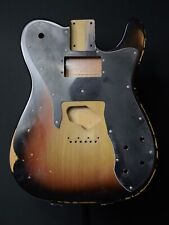 RGH | Tele Custom Style Body Sunburst Erle / Alder, Nitro aged / relic + Pickg.