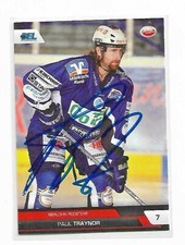 DEL2 Playercard 08-09 - Paul Traynor - Iserlohn Roosters #426 - Signiert