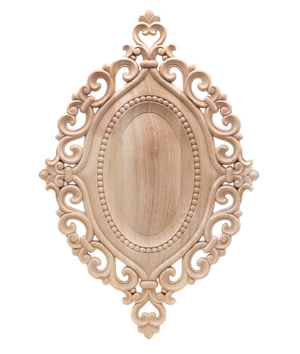 22cm rosette aus - 22cm, holz