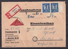 DDR 242 auf 3 Briefen, 1x