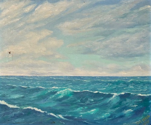 ölbild impressionist 1945 - impressionist,