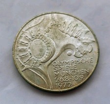 10 DM Olympia 1972 Silber  -