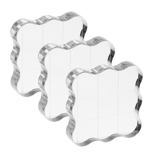 Acryl-Stempelblock,3er-Pack,ge