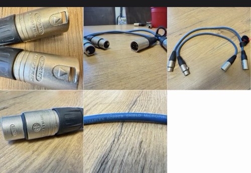 2er set dmx - adapterkabel, xlr