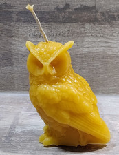 Bienenwachs kerze eule - bienenwachs,