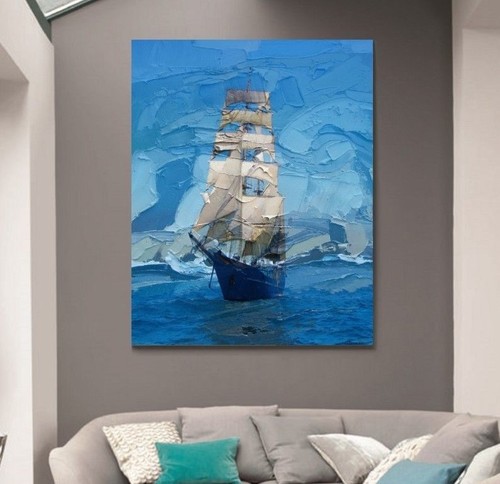 Xxl leinwand bild 130x100x5 - leinwand,