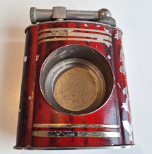 Polaire 1930 Art Deco Watch Table Lighter Briquet de Table Horloge Works