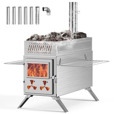 Camping Zeltofen mit Kamin