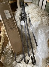 Advent Weihnacht Kranzhalter robust freihängend Decke braun Metall 75 cm neu!