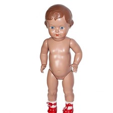 Alte SCHILDKRÖT Puppe 50er