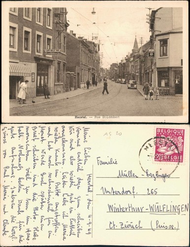 Postkaart herstal rue - postkaart,