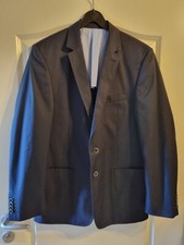 NEU Herrenjacke Sakko Jackett casual in Gr.52 marine Herren 40%BW/30%PES/30%EME