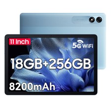 Blackview Tab 9 WiFi Android Tablet 11" 18GB+256GB 8200mAh Widevide L1 NETFLIX