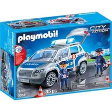 PLAYMOBIL® 9053 Polizeiwagen Ersatzteile - Nabe, Blinklicht, Polizist Figuren