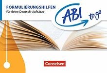 Formulierungshilfen für - formulierungshilfen:,
