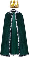 Königsmantel Kostüm Krone