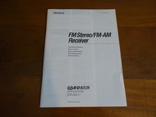 Sony STR-GX707ES STR-GX511 Receiver Bedienungsanleitung User Manual