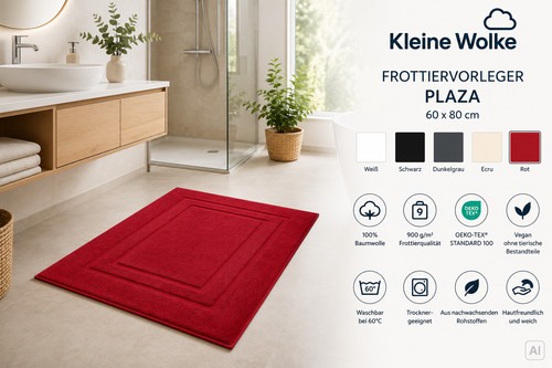 Kleine wolke frottiervorleger - kleine,