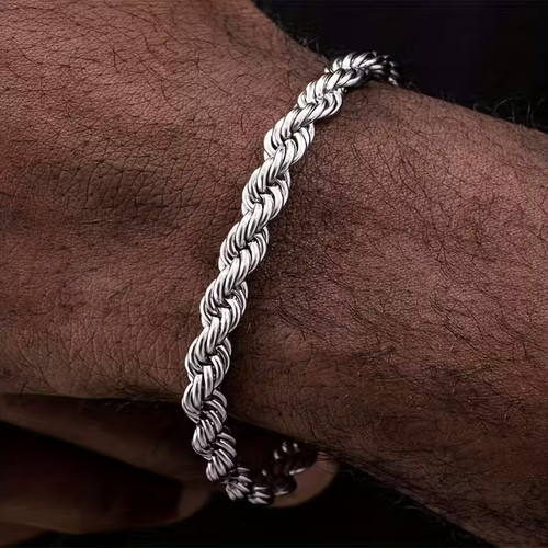 Edelstahl armband silber - armband,
