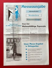 DDR Reklame Prospekt VEB LEDER