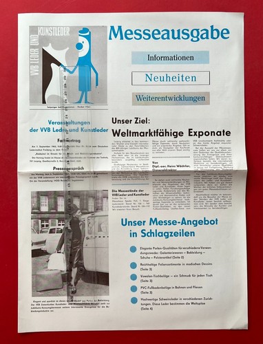 Ddr reklame prospekt veb leder - prospekt,