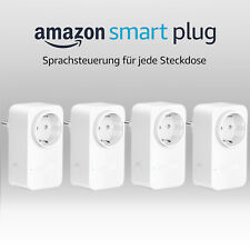4x Amazon Smart Plug WLAN-Steckdose funktioniert mit Alexa - Weiß Programmierbar