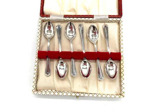 Antik 6er set dessert - antik,