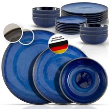 Steingut Geschirr Set 6