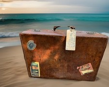 Vintage Lederkoffer English