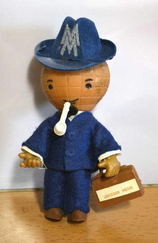 Ddr werbefigur messemännchen - ddr,