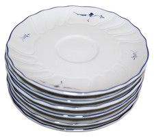 Alt Luxemburg 6 x Untertasse 14 cm f. Kaffeetasse Villeroy & Boch