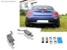 Edelstahl sportauspuff bmw z4 - sportauspuff,