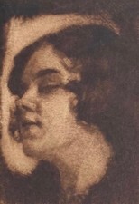 Emil Orlik Junge Frau - Orig