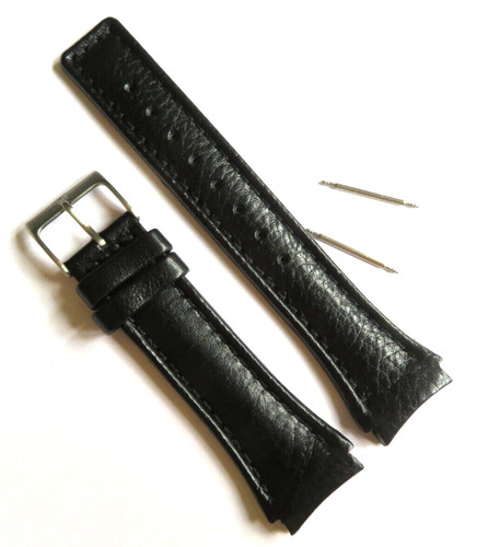Uhrband leder schwarz skagen - schwarz,