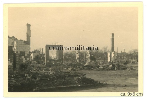 Orig foto zerstörtes grodno - foto,