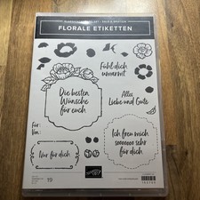 Stampin Up Stempelset  FLORALE ETIKETTEN